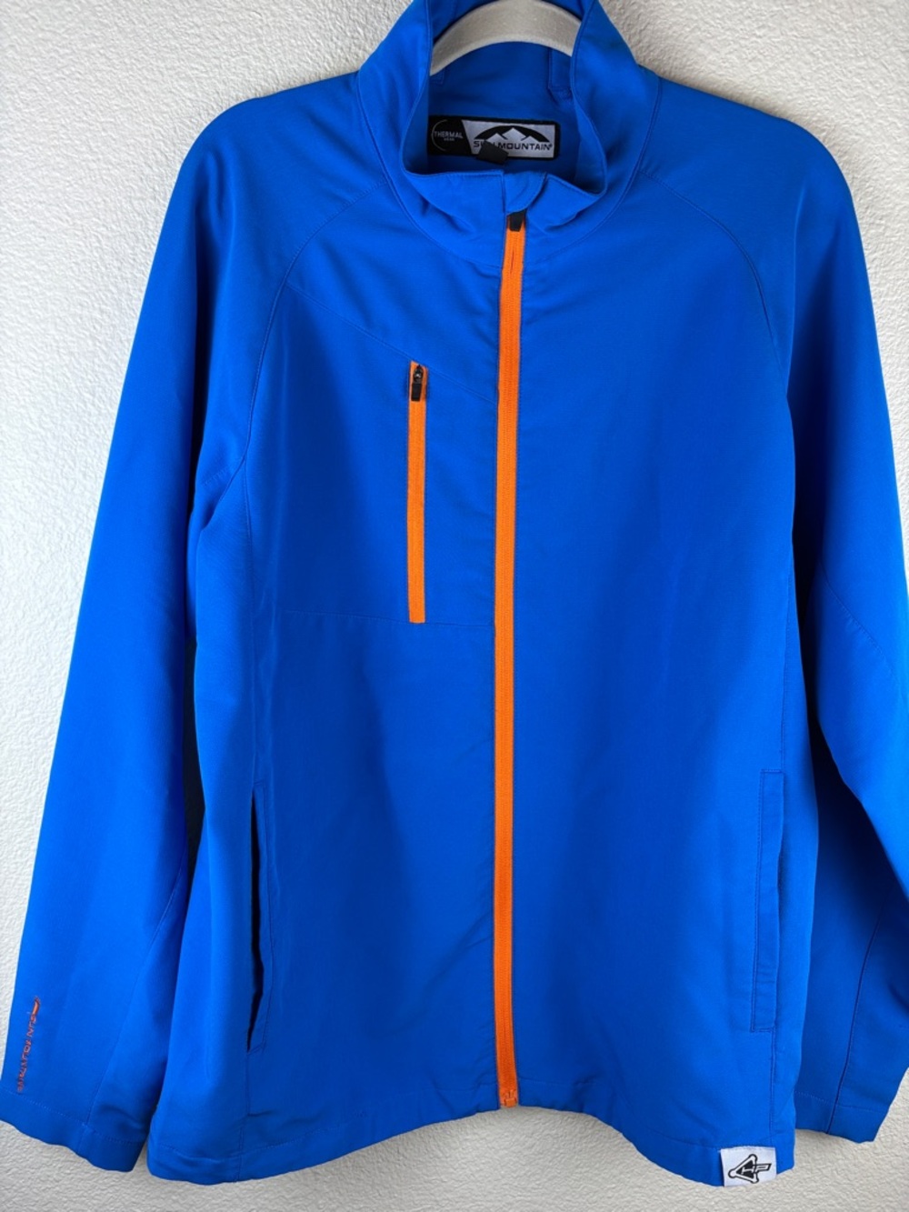 SUN MOUNTAIN Thermal Water Men's Resistant Full Zip Lightweight Stretch Jacket M